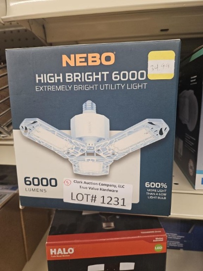 (3) NEW Nebo High Bright 6K Utility Light