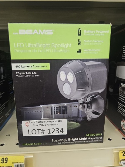 (2)NEW Mr.Beams LED Ultrabright Spotlight