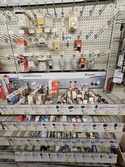 Shelf Lot of Assorted Electrical Supplies