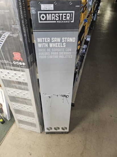 NEW Master Mechanic Miter Saw Stand with Wheels