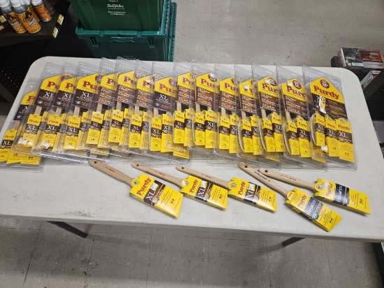 Box Lot of NEW Assorted Purdy Paint Brushes