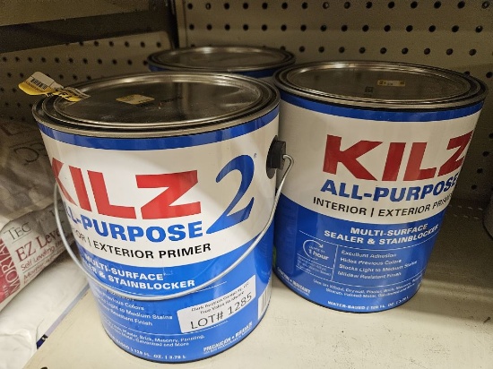Lot of 3 Kilz 2 All-Purpose Primer