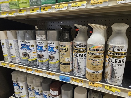 Lot of 20 NEW Rust-O-Leum Spray Paint