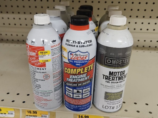 Lot of NEW Assorted Fuel Treatment Bottles