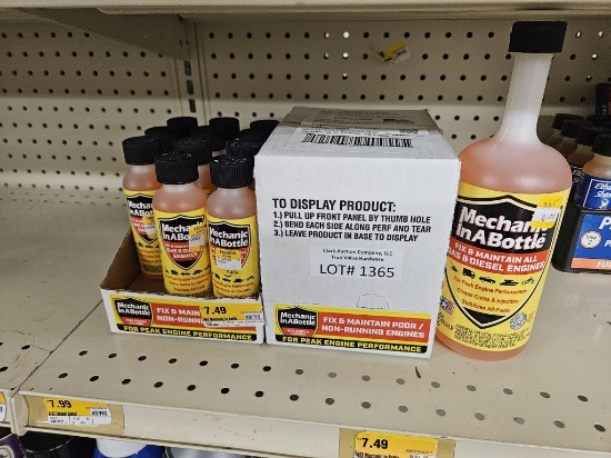 Shelf Lot of NEW Mechanic-in-A- Bottle