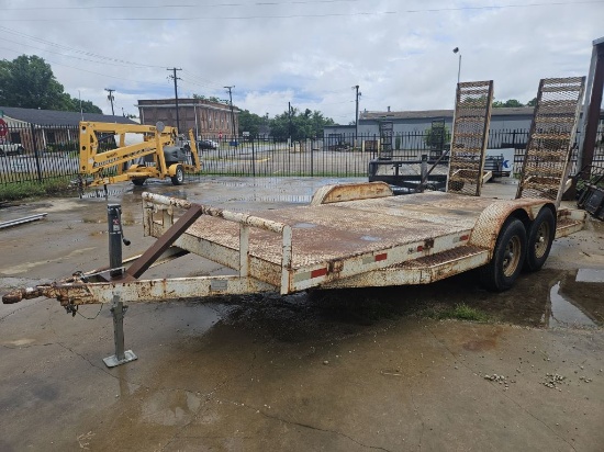 **2010 R&D 83"X18 T/A Equipment Trailer w/Ramps