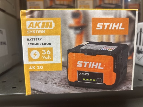 NEW Stihl 36V AK20 Lithium-Ion Battery