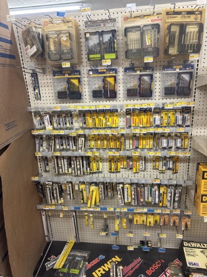 Shelf Lot of Assorted Drill Bits & Bit Sets