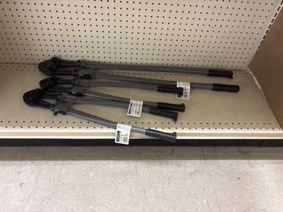 Lot of (3) NEW Master Mechanic Bolt Cutters