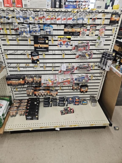 Section of NEW Assorted Batteries
