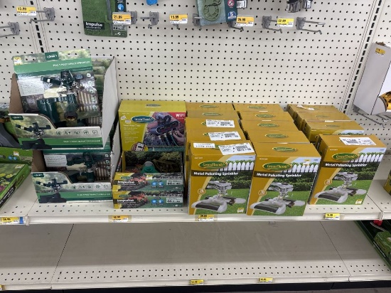 Shelf Lot of NEW Assorted Sprinklers