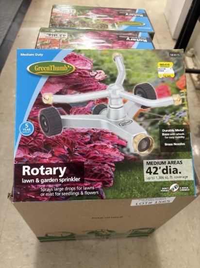 Box Lot of NEW GreenThumb Rotary Sprinklers