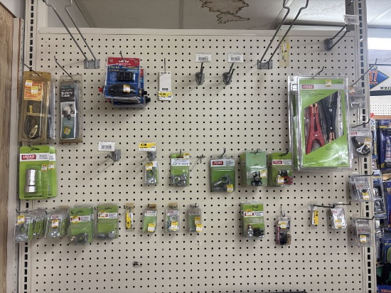 Section of NEW Assorted Battery Accessories