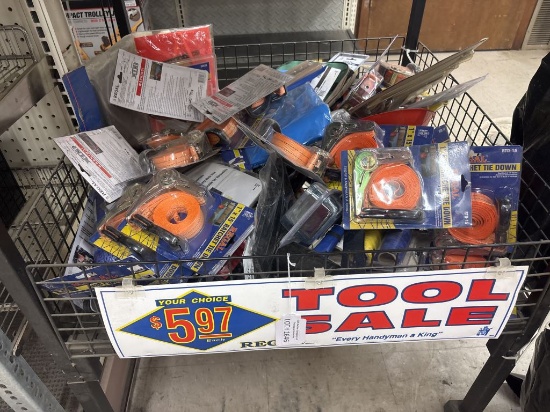 Bottom Basket Full of NEW Tools and Accessories