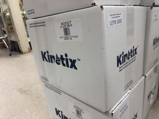 NEW Case of 12-1qt Bottles of Kinetix 20W-50 Oil