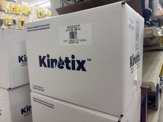 NEW Case of 12-1qt Bottles of Kinetix 20W-50 Oil