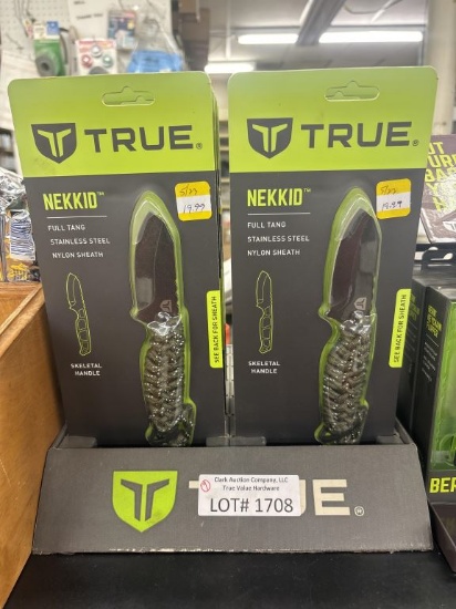 Lot of 7 NEW TRUE NEKKID Full Tang SS Knife