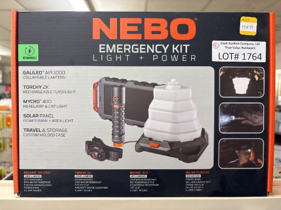 Lot of 2 NEW NEBO Emergency Kit Light + Power