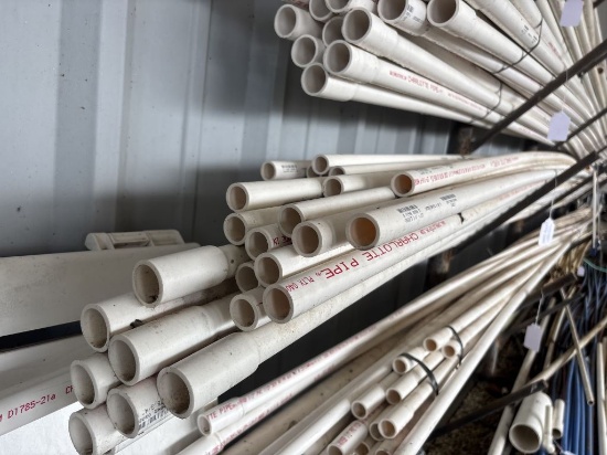 Lot of Approx. 25pcs of 20’ PVC Pipe