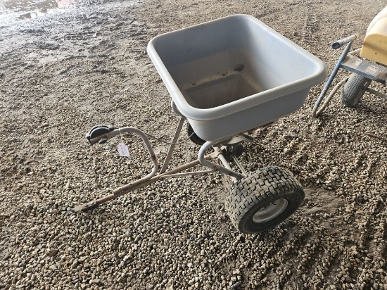 Pull-Behind Fertilizer Spreader