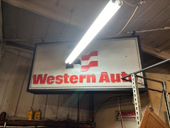 Western Auto Double Sided Advertising Sign