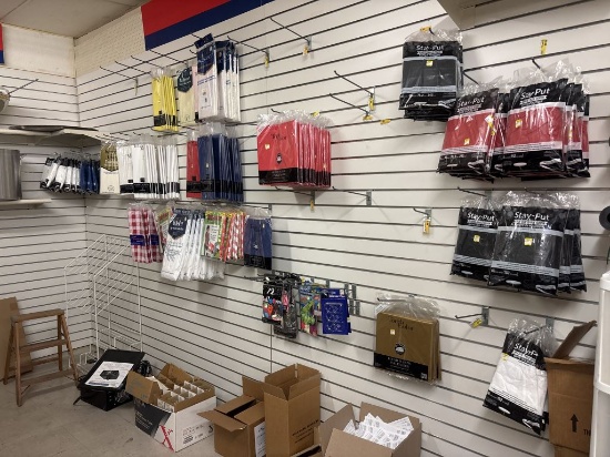 Lot of Assorted Table Cloths & Party Supplies
