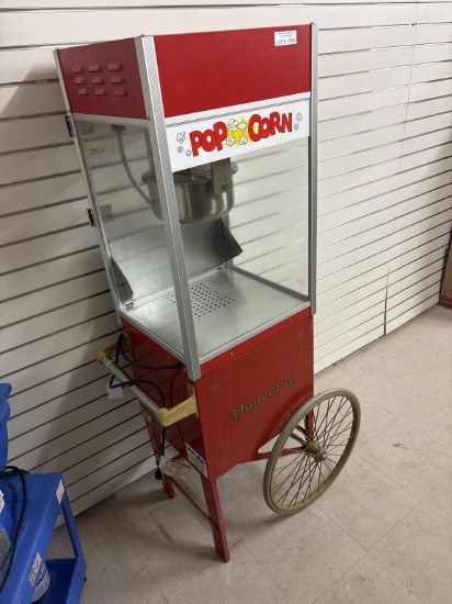 Popcorn Machine Cart