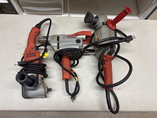 Lot of Assorted HD Milwaukee Corded Power Tools