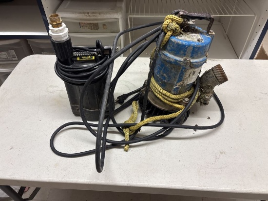 Lot of 2 Trash/Water Pumps