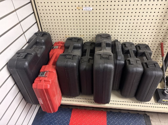 Lot of Assorted Drill Cases