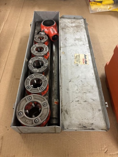 Ridgid 00-R Exposed Ratchet Set In Case