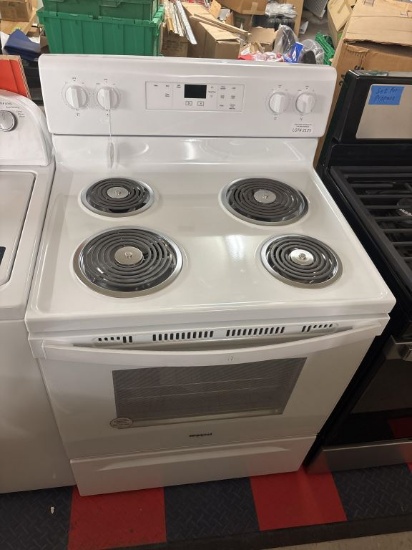 Pre Owned Whirlpool Electric Range Stove
