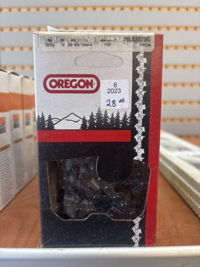 Lot of 6 Oregon 75LGX072G Chainsaw Chains