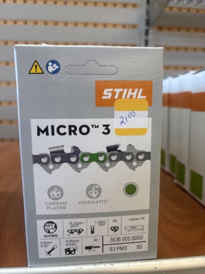 9 NEW Stihl 20" Chainsaw Chain 63PM3 50 Drive Link