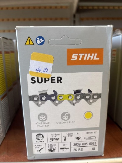 5 NEW Stihl 20" Chainsaw Chain 26RS 81 Drive Link