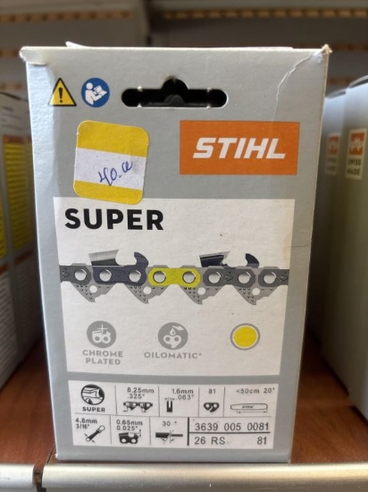 5 NEW Stihl 20" Chainsaw Chain 26RS 81 Drive Link