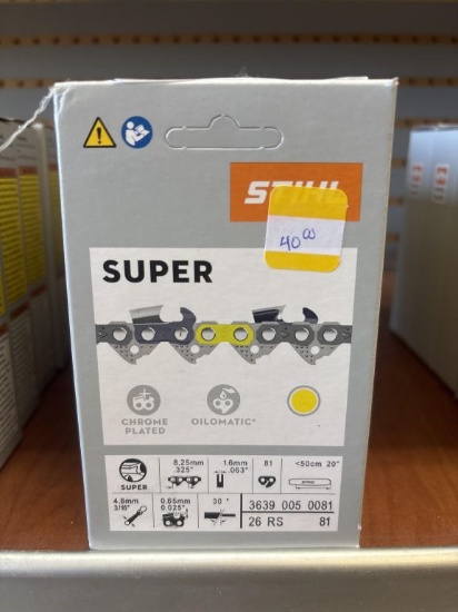 6 NEW Stihl 20" Chainsaw Chain 26RS 81 Drive Link