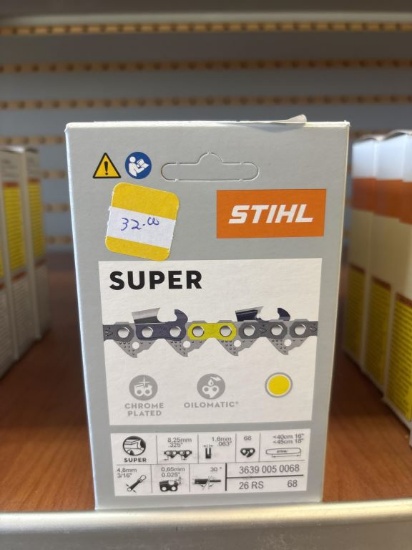 6 NEW Stihl 18" Chainsaw Chain 26RS 68 Drive Link