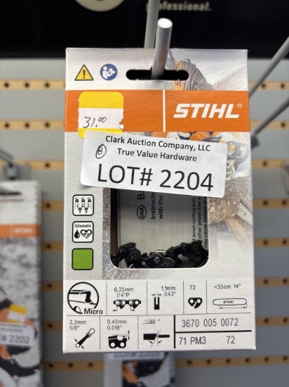 Lot of 8 NEW Stihl Chainsaw Chains