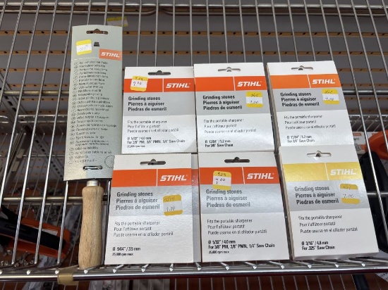 Lot of NEW Assorted Stihl Grinding Stones
