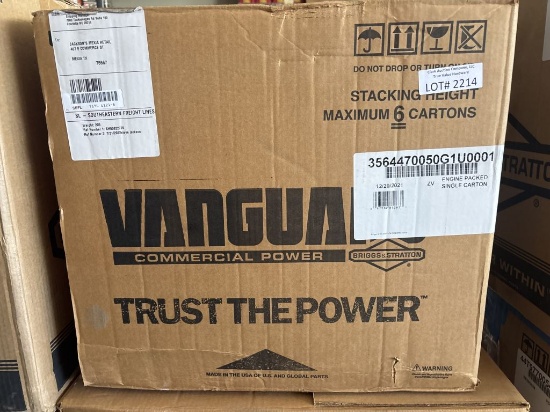 NEW B&S Vanguard 18HP Horizontal Shaft Engine