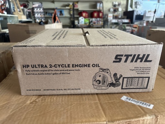 NEW Case of 40/2.6oz Stihl HP Ultra 2-Cycle Oil