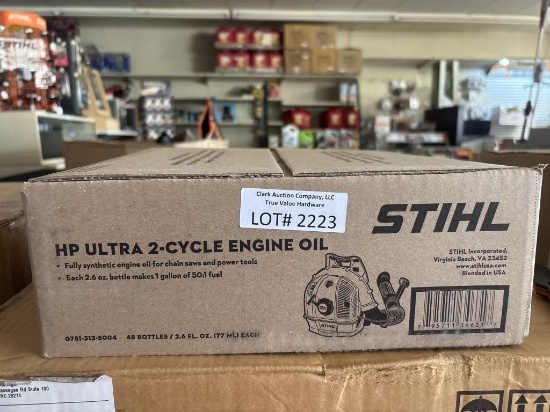 NEW Case of 40/2.6oz Stihl HP Ultra 2-Cycle Oil