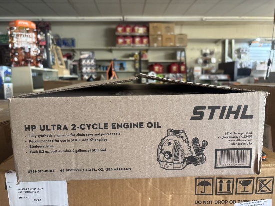 NEW Case of 40/2.6oz Stihl HP Ultra 2-Cycle Oil