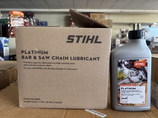 NEW Case of 12/1Qt Stihl Platinum Bar & Chain Lube
