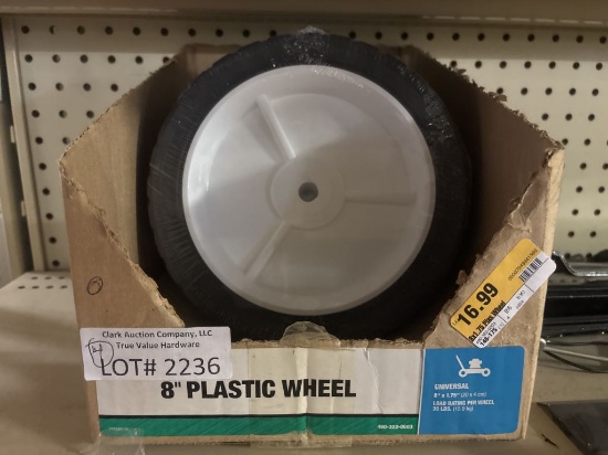 Lot of 4 NEW 8" Plastic Replacement Wheels