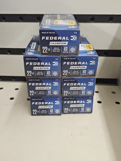350rds Federal Champion 22LR 40gr