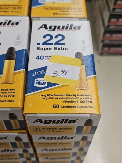 2000rds Aguila 22LR 40gr Super Extra