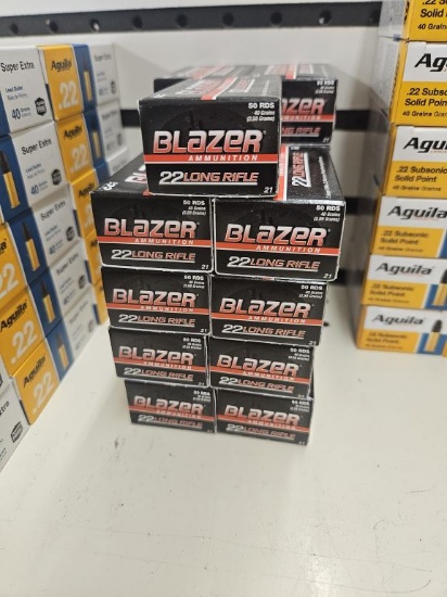950rds Blazer Brass 22LR 40gr