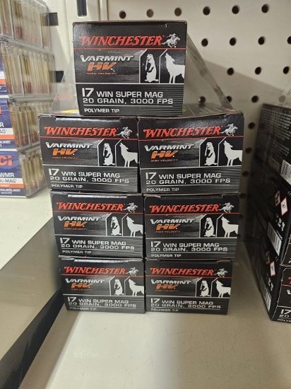350rds Winchester 17 Win Super Mag 20gr